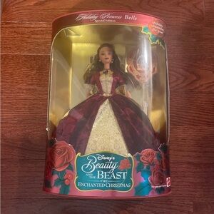 Holiday Princess Belle Barbie Doll- 1997
